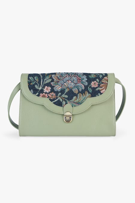Tan & Loom Sonata Sage Floral Sling Bag 