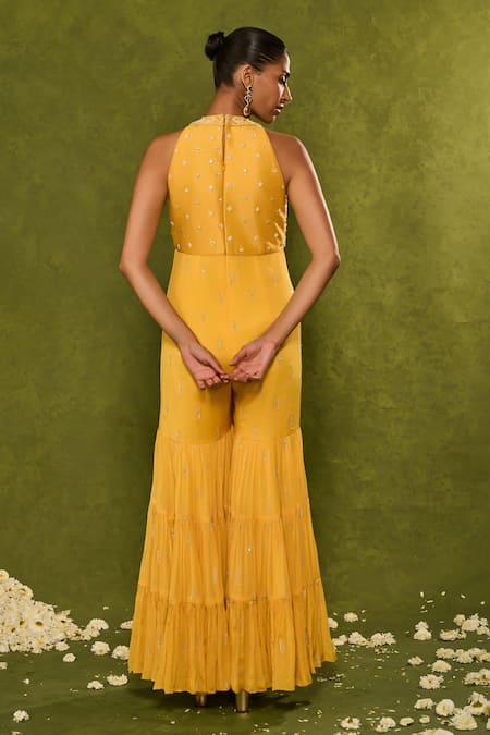 Chamee & Palak Ines Embellished Jumpsuit 