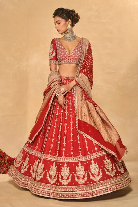 Chamee & Palak Mohini Embroidered Lehenga Set 