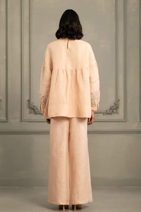 Arcvsh By Pallavi Singh Hand Embroidered Top & Pant Set 