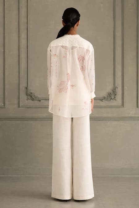 Arcvsh By Pallavi Singh Hand Block Print Shirt & Pant Set 