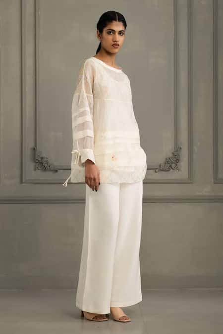 Arcvsh By Pallavi Singh Hand Embroidered Top & Pant Set 