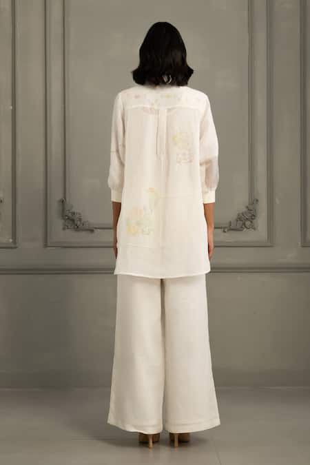 Arcvsh By Pallavi Singh Hand Embroidered Shirt & Pant Set 