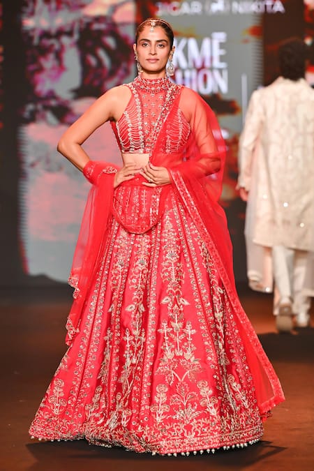 Jigar & Nikita Love Spell Embroidered Lehenga Set 