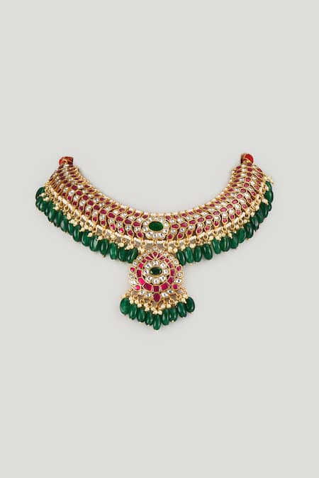 Karisa Designs Chandrani Kundan Choker Necklace 