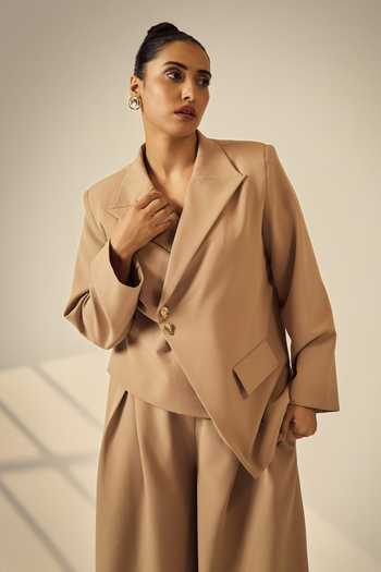 Neetiandmudita Asymmetric Blazer 