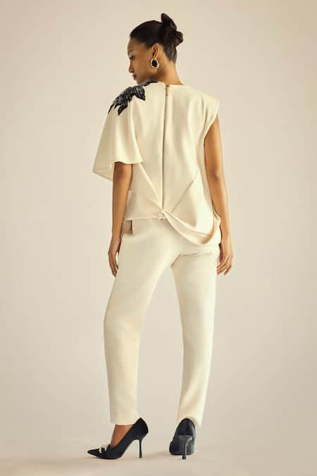 Neetiandmudita Placed Embellished Top 