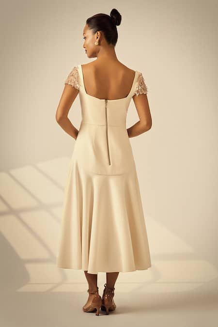 Neetiandmudita Embellished Bodice Dress 