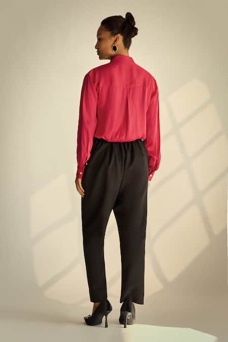 Neetiandmudita Embellished Yoke Shirt 