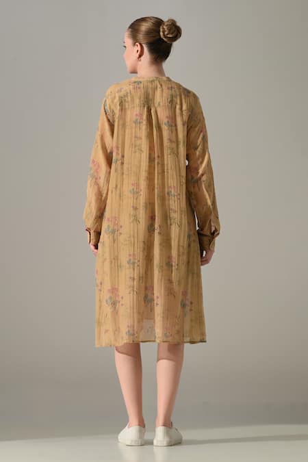 Samant Chauhan Floral Print Dress 