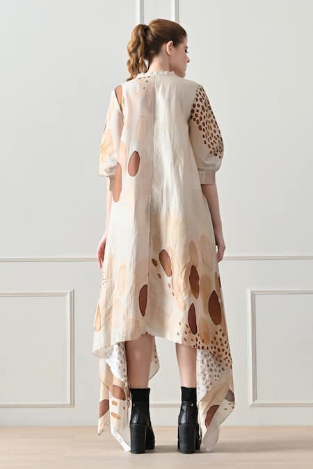 Samant Chauhan Abstract Print Dress 