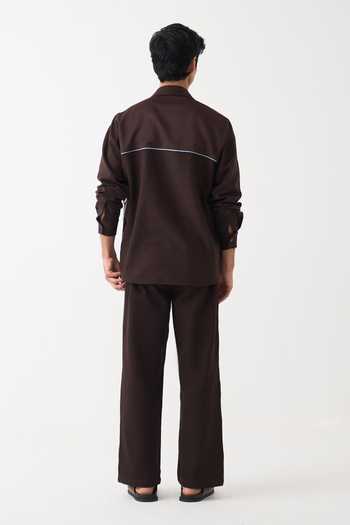 Three Abstract Pattern Shirt & Pant Set 