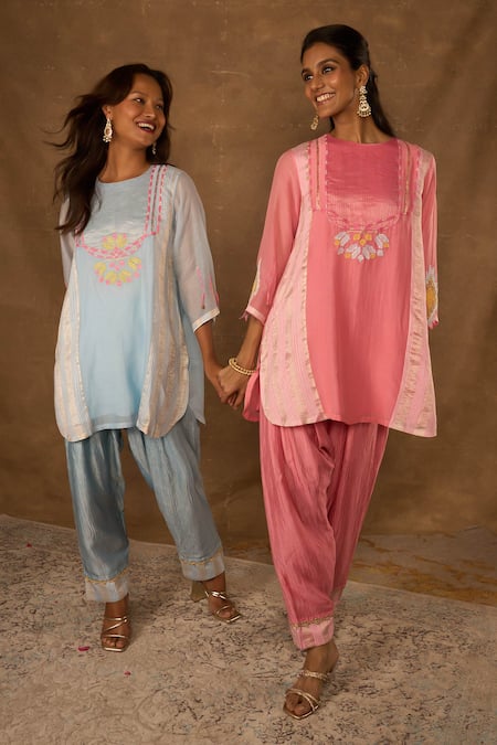 Himani Punatar Hand Embroidered Kurta & Pant Set 