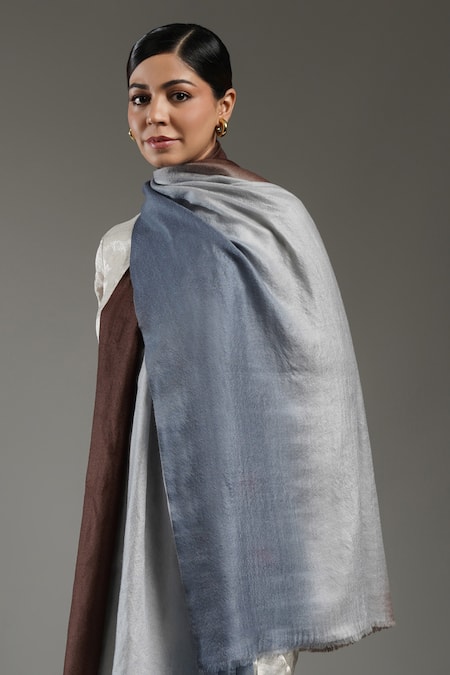 SHAZA Ziana Dual Tone Cashmere Stole 