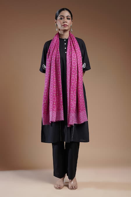 SHAZA Emera Printed Woolen Stole 