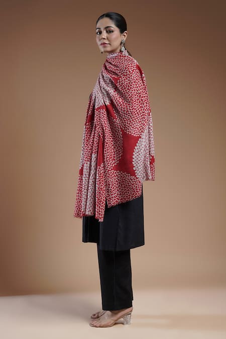 SHAZA Naienive Printed Woolen Stole 