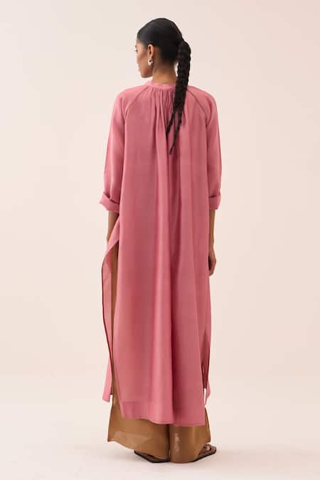 Three Chanderi Organza Kurta & Pant Set 