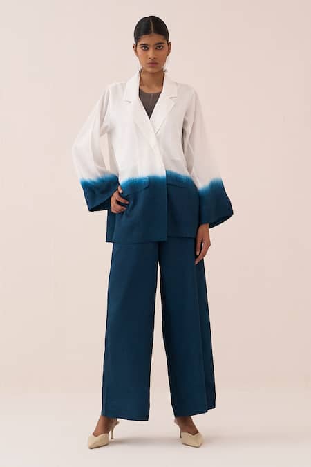 Three Raw Silk Jacket & Pant Set 