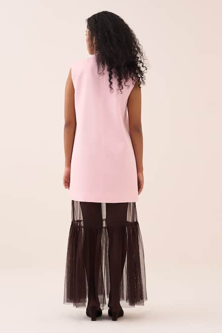 Three Collared Longline Waistcoat 