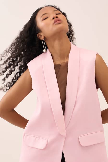 Three Collared Longline Waistcoat 