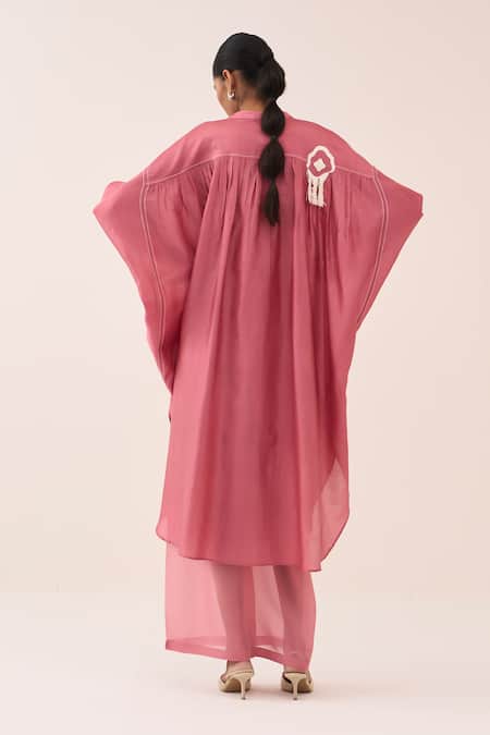 Three Chanderi Fringe Tunic 