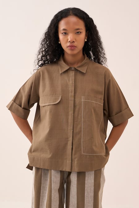 Three Handwoven Cotton Shirt 