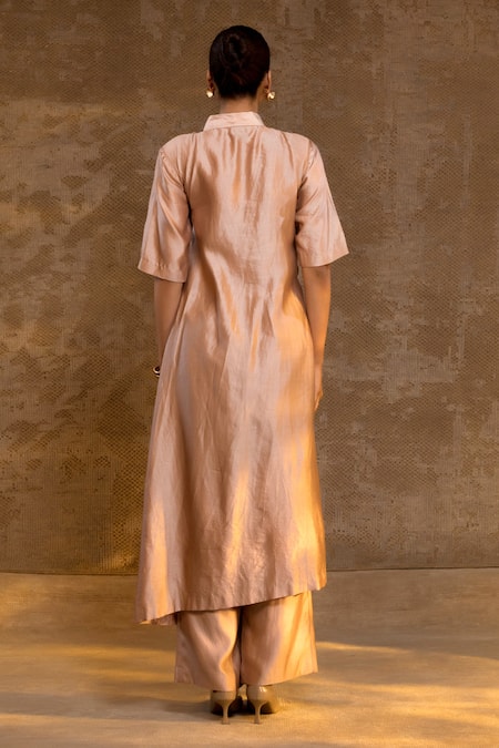 Eeda Asymmetric Tunic & Pant Set 