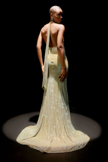 Itrh Elara Crystal Embellished Gown 