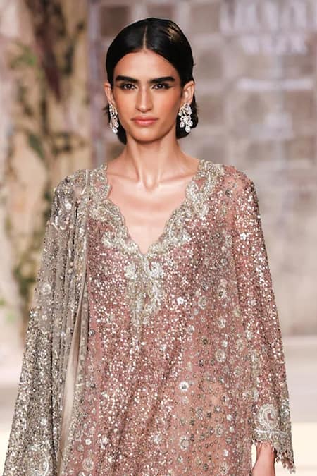 Jayanti Reddy Stella Embellished Kurta & Pant Set 