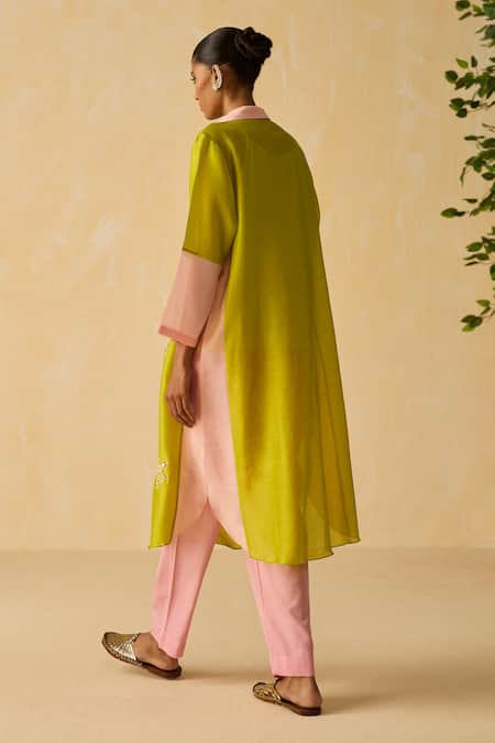 Shikha Mehta Areen Hand Embroidered Kurta Set 