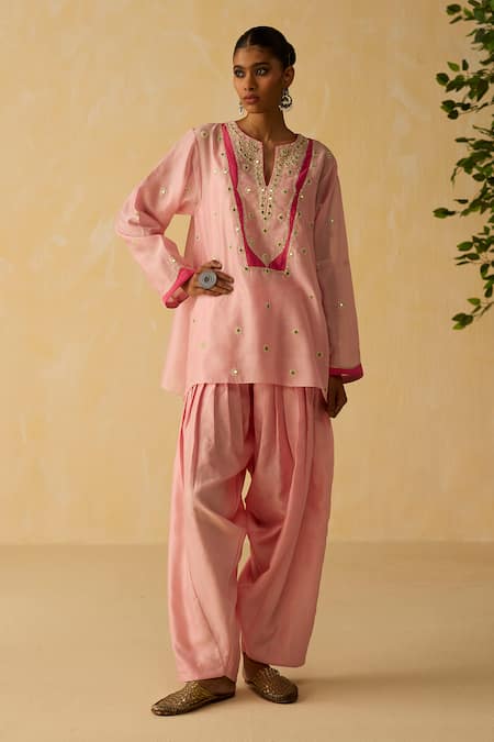 Shikha Mehta Mihika Dori & Hand Embroidered Kurta Set 
