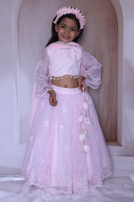 Little Loom Floral Pattern Lehenga Set 