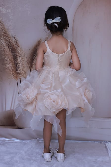 Little Loom Handmade Flower Organza Dress 