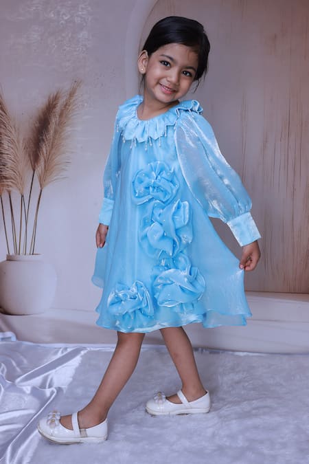 Little Loom Handmade Flower Tissue Dress 