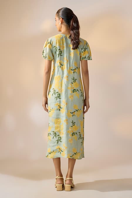 Ewoke Floral Print Dress 