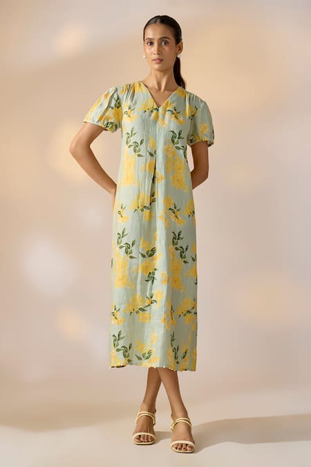 Ewoke Floral Print Dress 