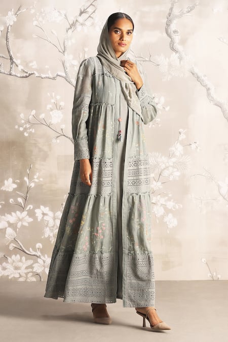 Kaveri Walk In The Clouds Emily Abaya & Dress Set 