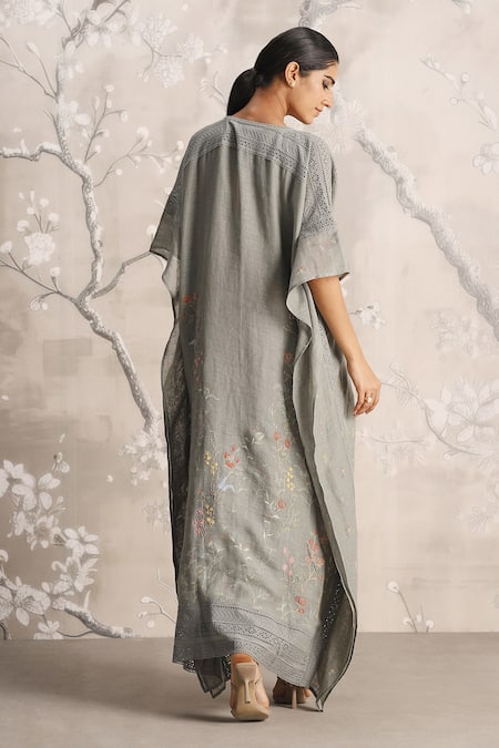 Kaveri Walk In The Clouds Linen Kaftan 