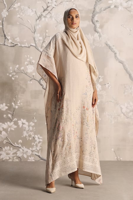 Kaveri Walk In the Clouds Linen Kaftan 