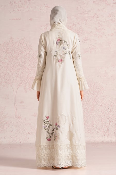 Kaveri Window To Eden Linen Abaya & Dress Set 