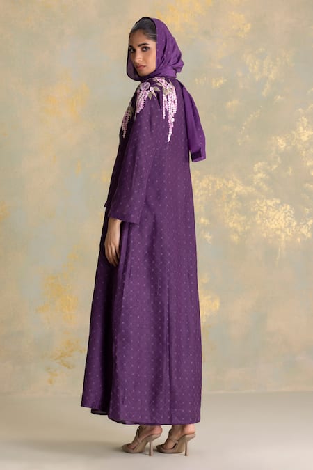 Kaveri Delfina Linen Dress & Abaya Set 