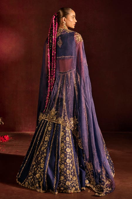 Prevasu Noor Brocade & Hand Embroidered Lehenga Set 