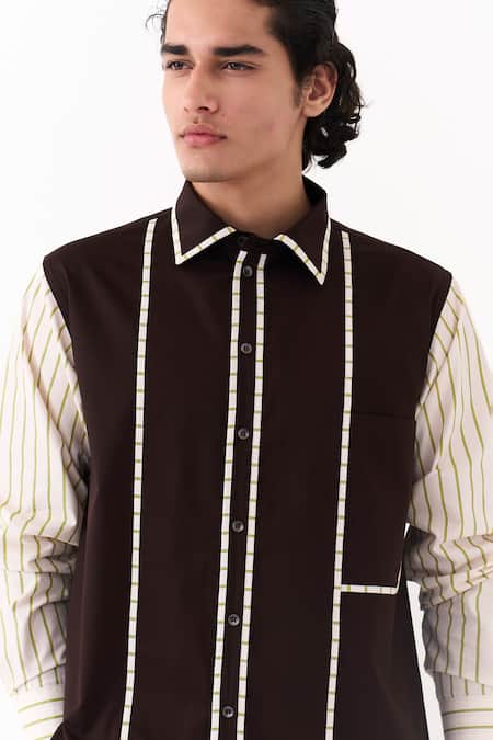 Three Stripe Pattern Shirt 