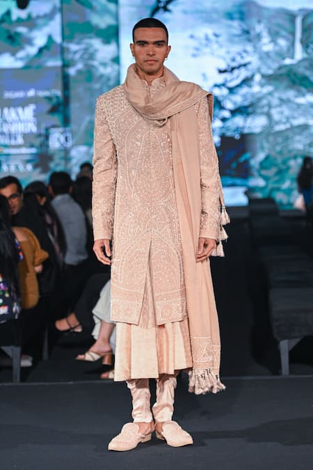 Jigar & Nikita The Maharaja Edit Embroidered Sherwani Set 
