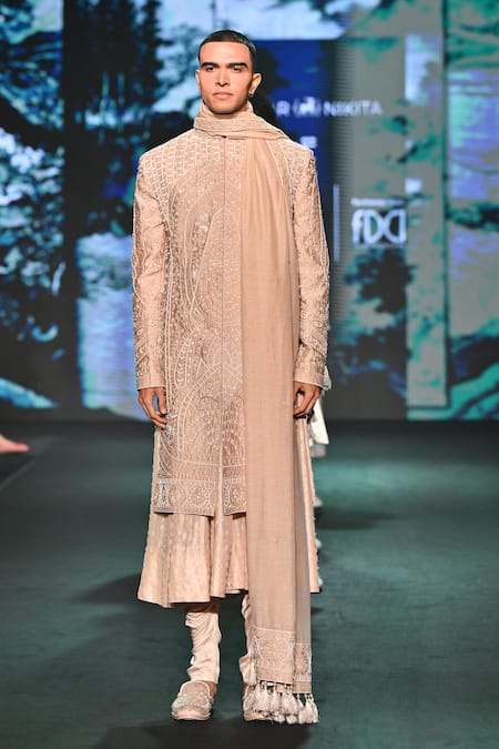 Jigar & Nikita The Maharaja Edit Embroidered Sherwani Set 
