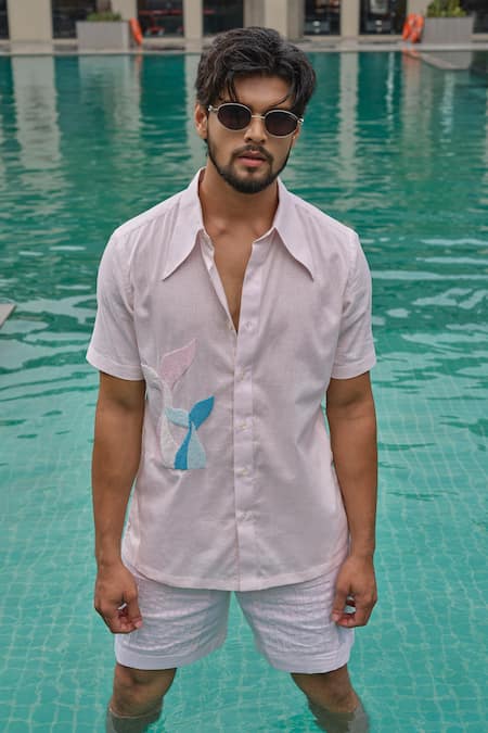 Runit Gupta Aqua Trace Shirt 