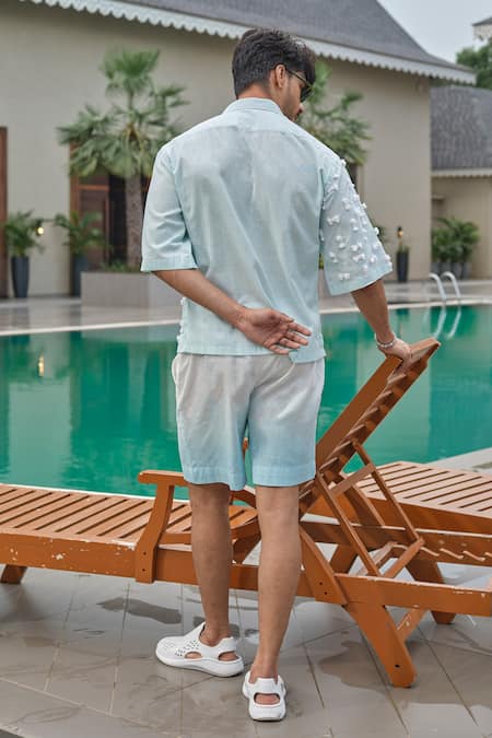 Runit Gupta Sky Fringe Shirt 