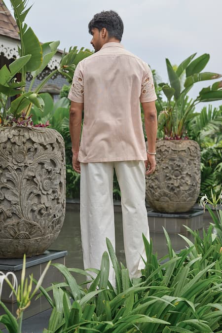 Runit Gupta Blush Cut Work Shirt 