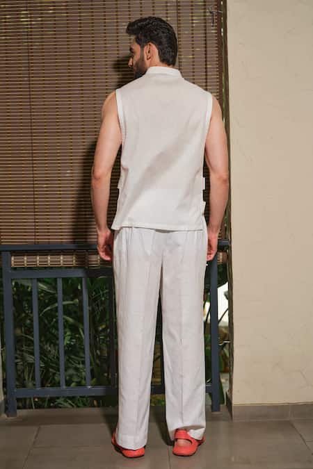 Runit Gupta Pastel Cargo Sleeveless Shirt 