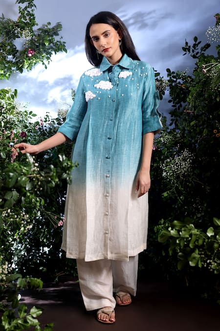 Taisha Vyom Dual Shaded Kurta & Pant Set 